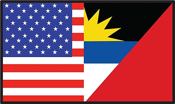 北美,安提瓜岛,巴布达岛,旗帜