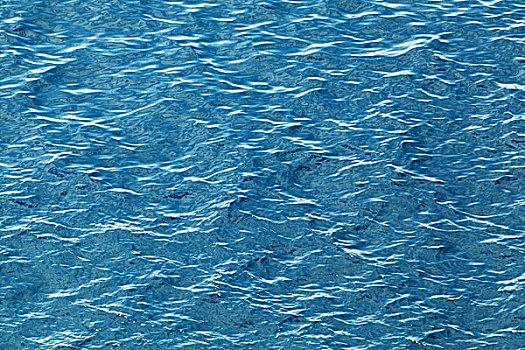 蓝色海洋,水,波纹,自然背景,纹理