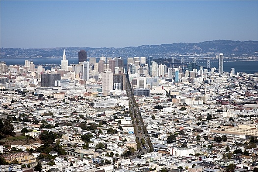 天际线,旧金山,加利福尼亚,美国
