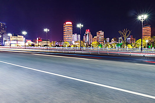 宁波三江口夜景