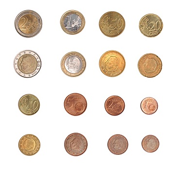 欧元硬币,比利时