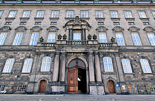 宫殿,哥本哈根,西兰岛,丹麦,欧洲