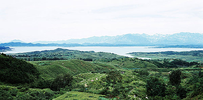 北京密云水库全景