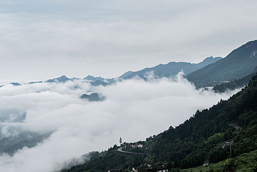 重庆,黑山,云海