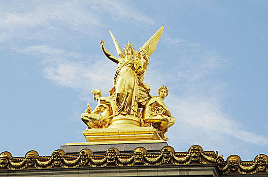 巴黎大剧院女神雕塑