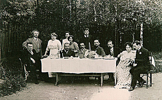 俄罗斯人,作家,家庭,俄罗斯,早,20世纪