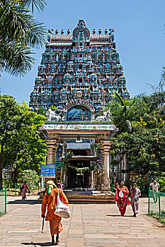 印度,泰米尔纳德邦,庙宇,湿婆神