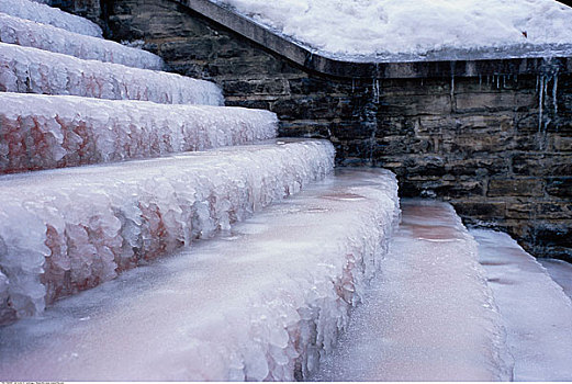 冰,台阶