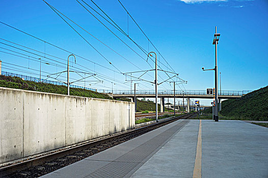 高速火车,站台,车站,法国