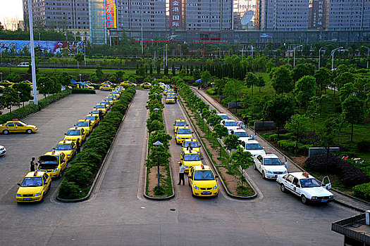 重庆江北机场出租汽车停车场