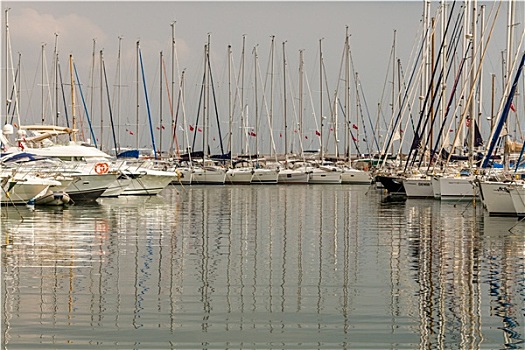 帆船,码头,伊斯坦布尔,土耳其
