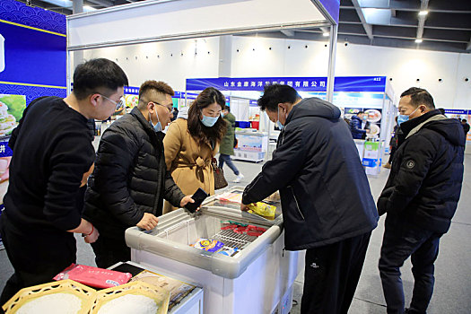 2023中国,日照,海洋食品预制菜发展大会开幕,市民流连忘返品尝特色美食