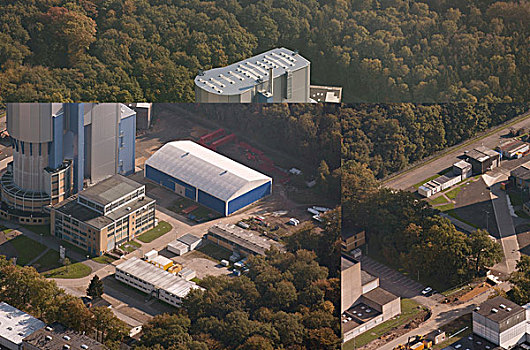 航拍,核能,研究中心,莱茵兰,北莱茵-威斯特伐利亚,德国,欧洲