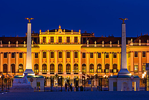 维也纳,城堡,宫殿,户外,正门入口,奥地利