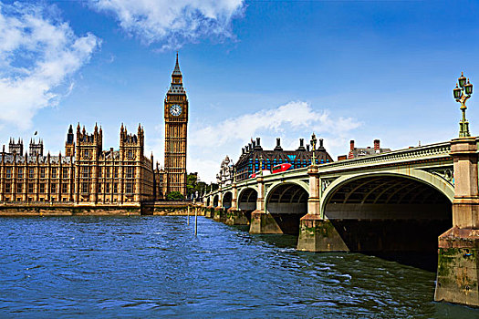 大本钟,伦敦,钟楼,英国,泰晤士河