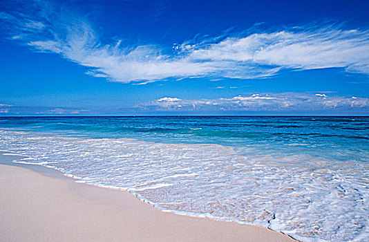 墨西哥,尤卡坦半岛,海滩,靠近
