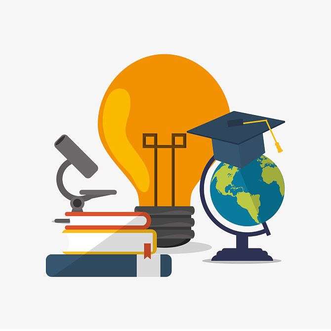 教育_地球仪_学术_象征_图像_设计_矢量_插画_图片素材
