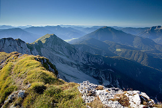 山脊,攀升,山丘,提洛尔,奥地利,勃兰登堡,阿尔卑斯山,欧洲