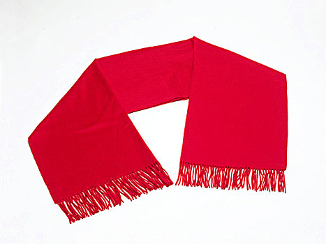 红色,围巾