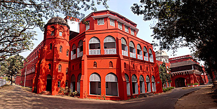 建筑,城市,孟加拉,历史建筑,维多利亚时代风格,时期,安静,站立,今日,目击者,过去,2007年