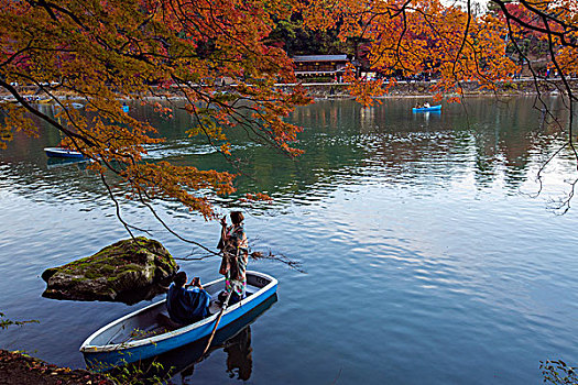 日本京都岚山公园