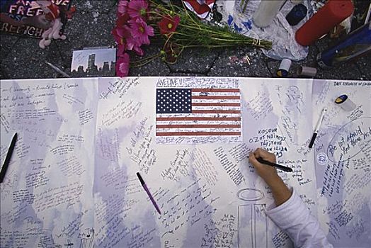 纪念,世贸中心,恐怖袭击,受害者,纽约,美国