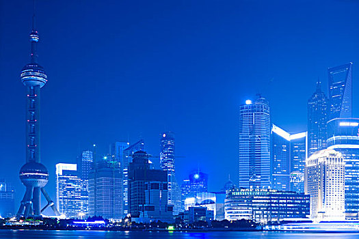 浦东,天际线,上海,中国