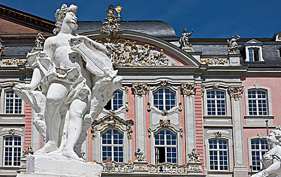 选举,宫殿,文艺复兴,洛可可风格,建筑,17世纪,住宅,莱茵兰普法尔茨州,德国,欧洲