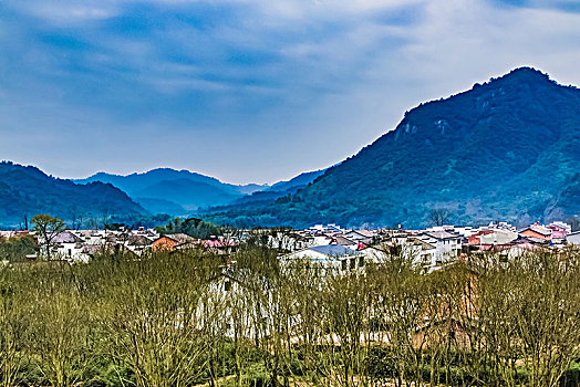 江西省鹰潭市龙虎山正一观古村环境建筑景观