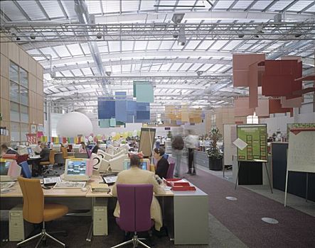 蛋,建筑,十月,1999年,风景,开放式格局,办公室