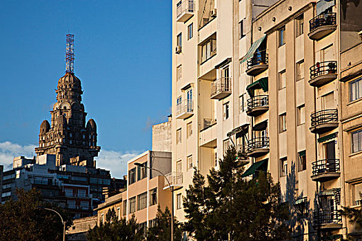 乌拉圭,蒙得维的亚,建筑,广场