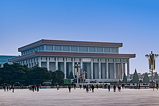 北京市毛泽东纪念堂建筑景观
