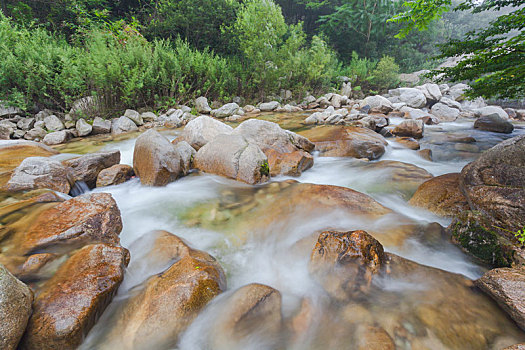 陕西秦岭沣峪风光