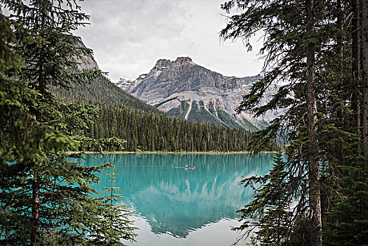 湖,幽鹤国家公园,加拿大