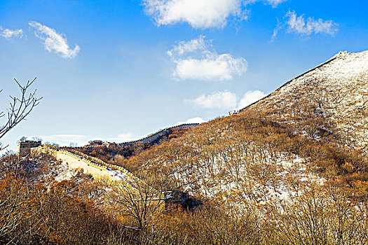 雪后长城