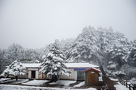 黄山冬季雪景