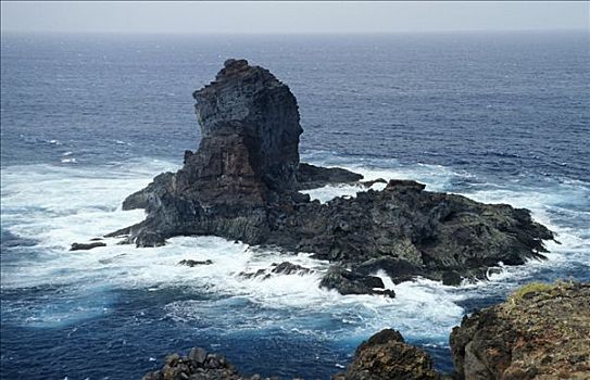 岩石,岛屿,海岸,帕尔玛,加纳利群岛,西班牙