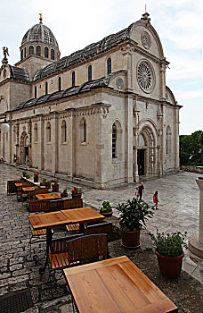 克罗地亚希贝尼克的圣雅各布大教堂