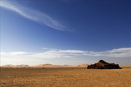 帐蓬,正面,沙丘,却比沙丘,梅如卡,摩洛哥,北非