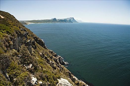悬崖,远眺,海洋,开普角,南非