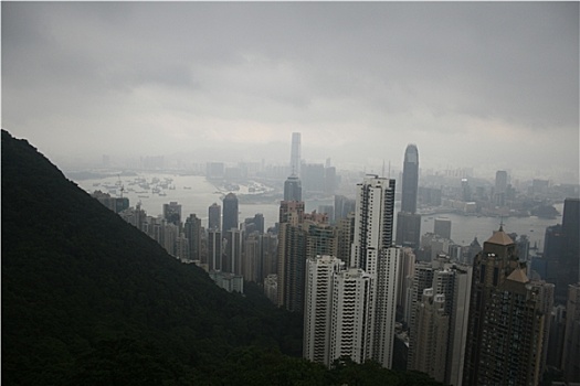 天际线,香港,顶峰