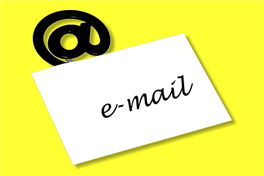 电子邮件,黄色