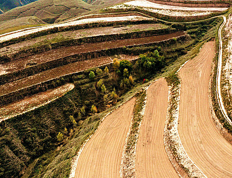 美丽新乡村,旱地梯田,兰州榆中