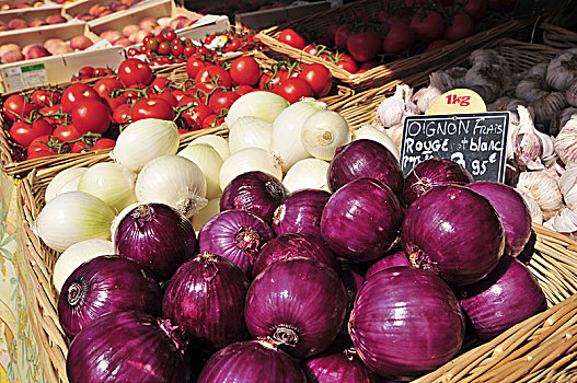 农民,市场,洋葱,西红柿,尼斯,蓝色海岸,法国