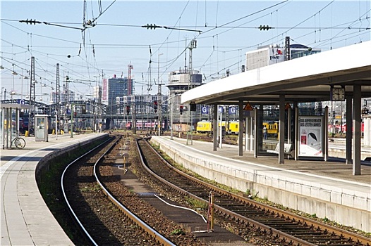 站台,慕尼黑,德国,枢纽站