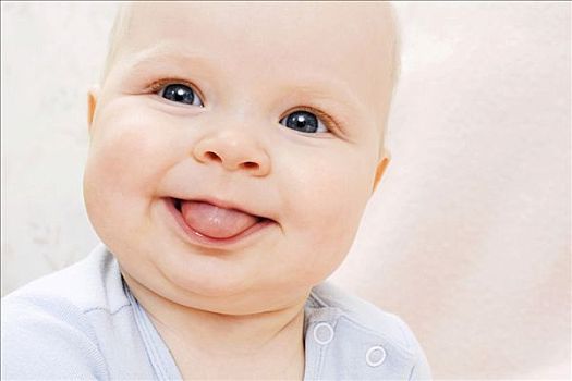 微笑,婴儿,7个月