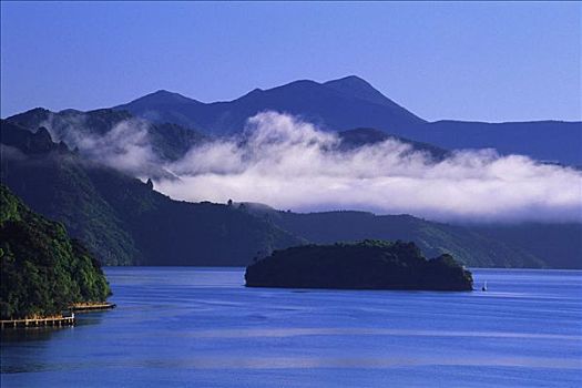 晨雾,声音,新西兰