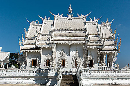 寺院,白色,庙宇,建筑师,艺术家,清莱,省,北方,泰国,亚洲