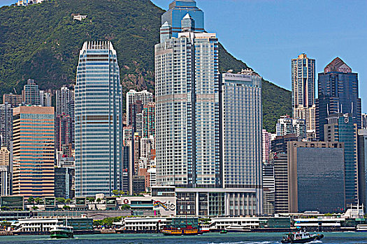 中心,天际线,九龙,香港