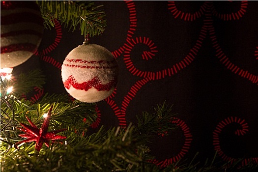 圣诞树,装饰,球